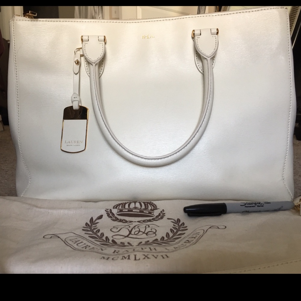 Lauren by Ralph Lauren Newbury Leather Satchel
